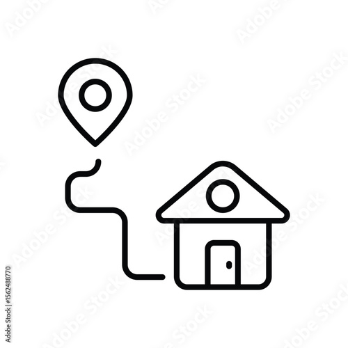 Property Map icon vector