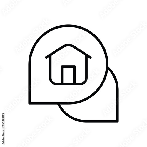 Chat icon vector