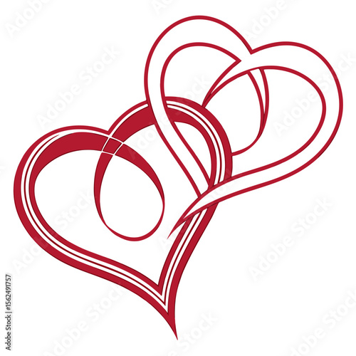 Romantic Love Heart SVG Design  Couple Silhouette with Balloons and Hearts Valentine’s Day Wedding Card, T-Shirt, and Printable Vector Art