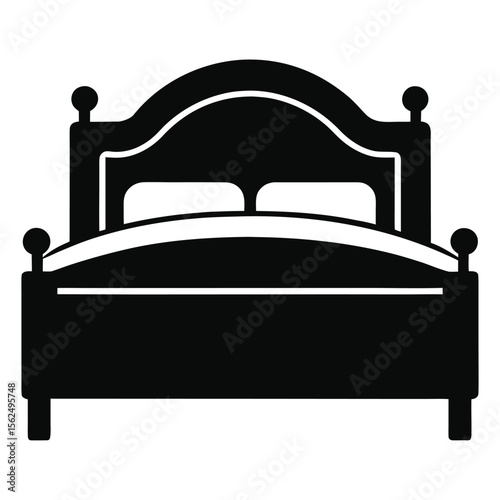 Elegant Double Bed Icon Classic Bedroom Furniture Design