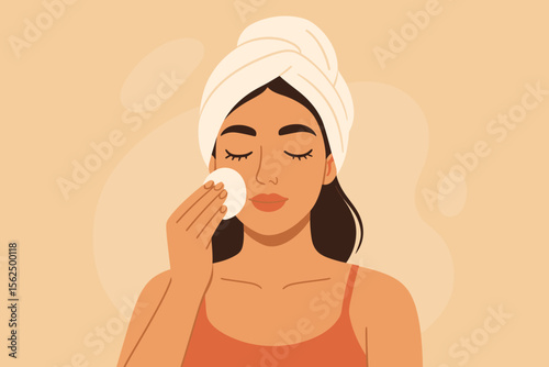 Happy laughing woman with smartphone. Cheerful young female character enjoying funny online content or video call. Positive emotion, joy, and good news concept. Modern flat vector illustration.