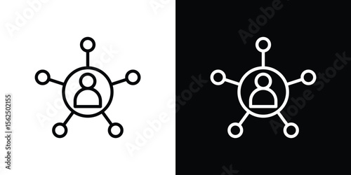 Affiliate marketing icon vector, Symbol, logo illustrations