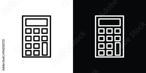 Calculator icon vector, Symbol, logo illustrations