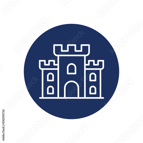 Attraction icon vector