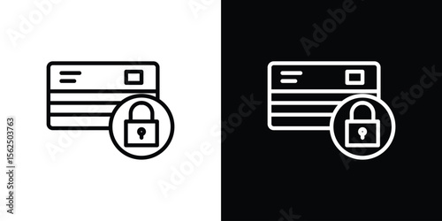 Credit limit icon Black and White Vector Graphic