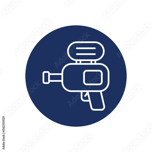 Paintball icon vector