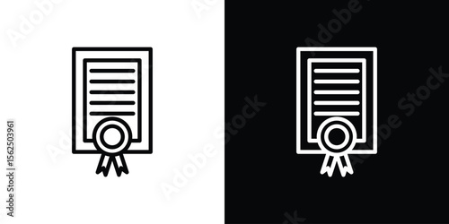 Diploma icon vector, Symbol, logo illustrations