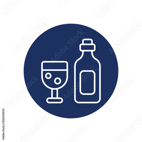 Drinking icon vector