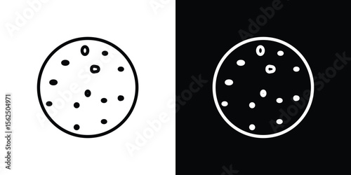 Leukemia icon Black and White Vector Graphic