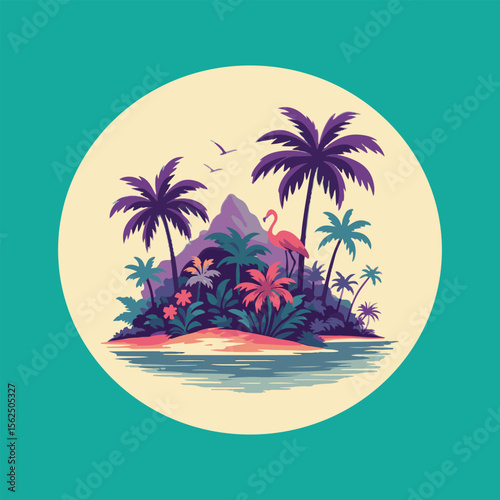 Summer vibes t-shirt design 