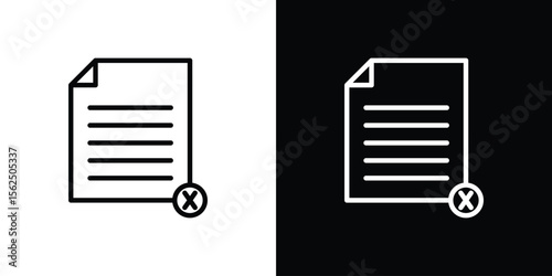 Paperless icon Black and White Vector Graphic