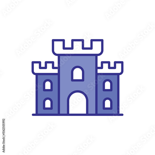 Attraction icon vector