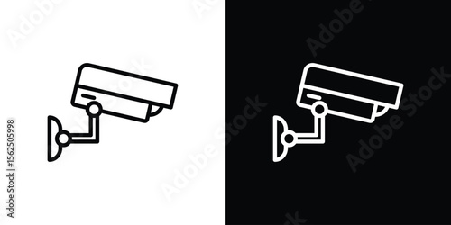 Security camera icon vector, Symbol, logo illustrations