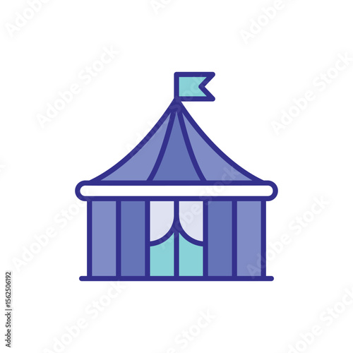 Circus icon vector