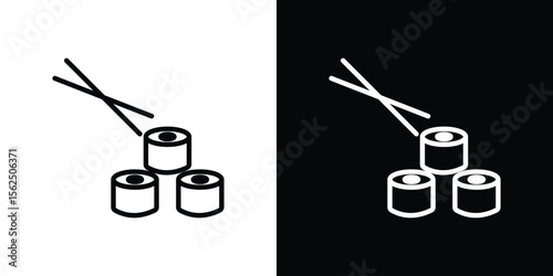 Sushi icon vector, Symbol, logo illustrations