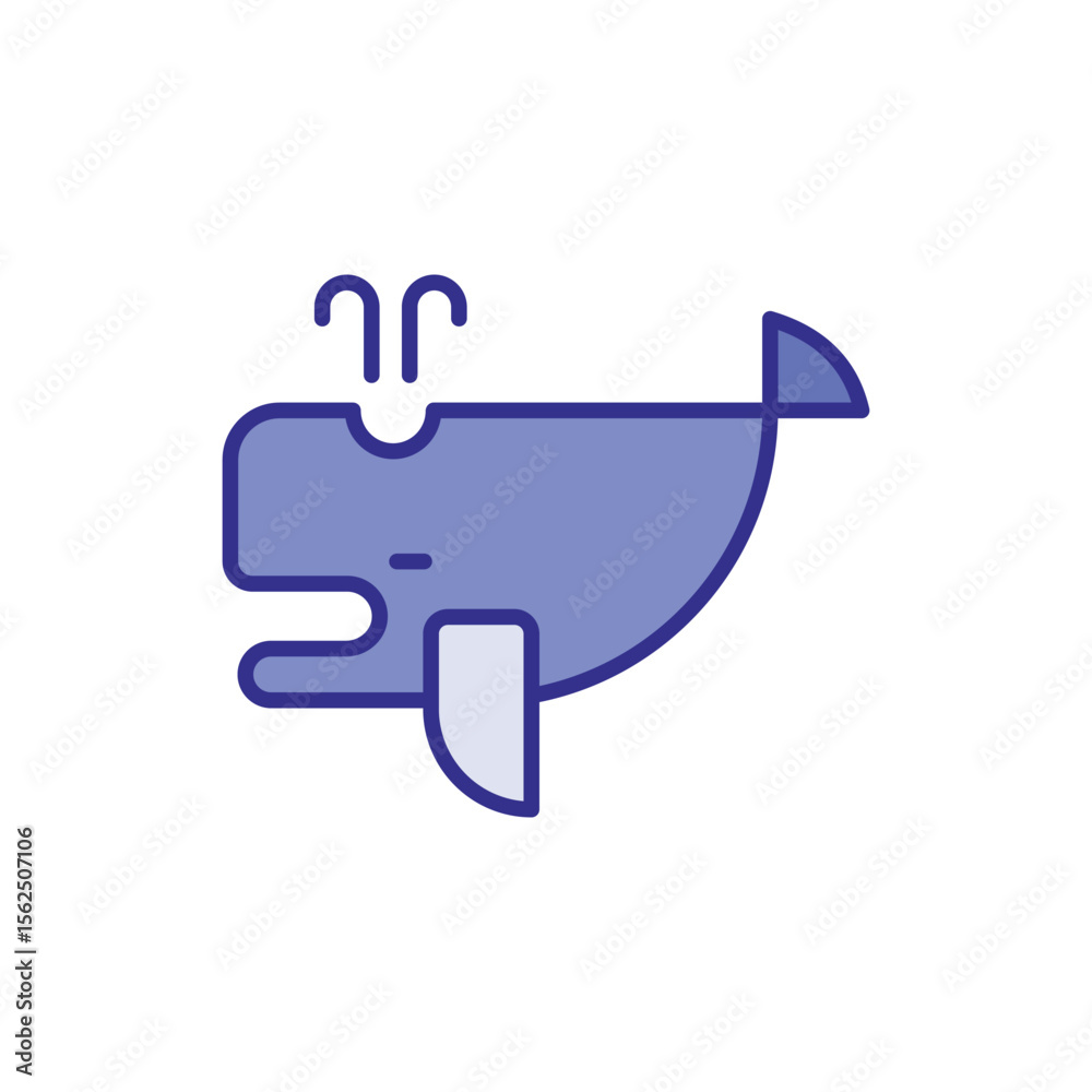 Naklejka premium Oceanarium icon vector