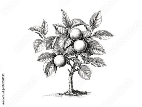 Vintage lime tree leaves engraving, hand-drawn botanical art, rustic eco-friendly print, black sketch, old engraving style, woodland foliage decor, nature illustration, retro tree design