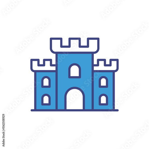 Attraction icon vector