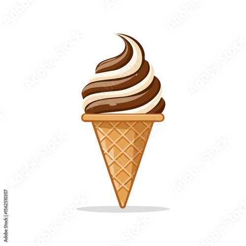 Chocolate Swirl Ice Cream C...