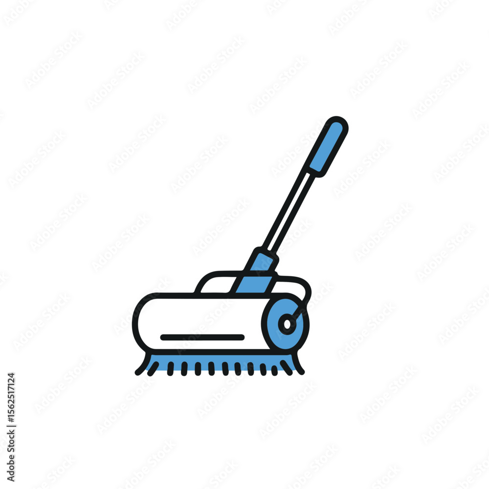 Fototapeta premium Cleaning roller brush.