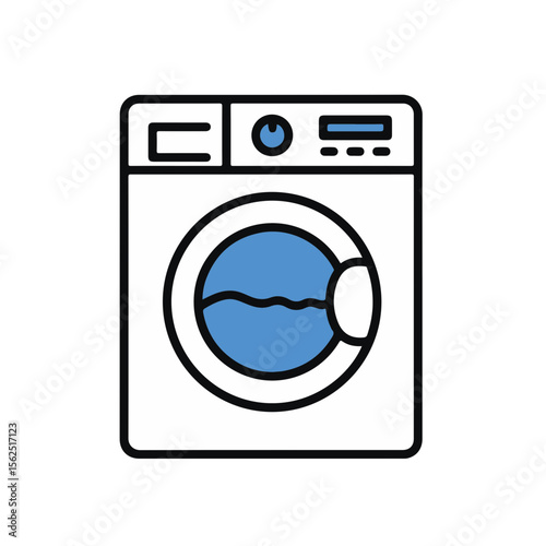 Modern washing machine.