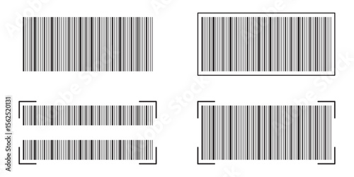 Barcode vector icon or bar code scan label for product price tag. trendy bar code for web icon. Barcode vector icon. barcode icon for selling, Product Barcode, Trendy bar code for web icon 