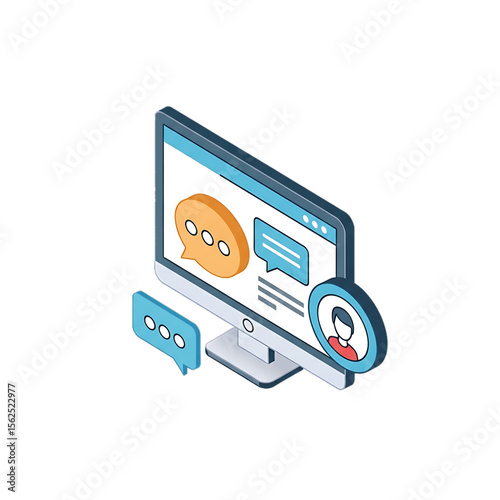Online consultation via video call for patient and doctor.