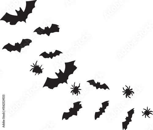 vector illustration of a silhouette of a maple leaf