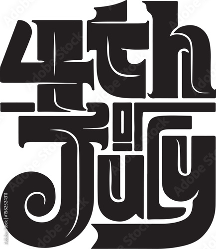 vector illustration of an abstract alphabet