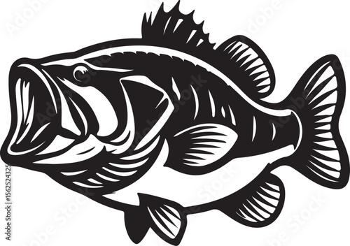 vector illustration of a fish