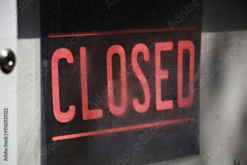 Geschäft hat geschlossen