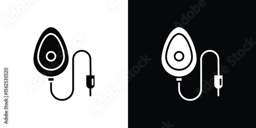 Anesthesia icon symbol. simple design editable.