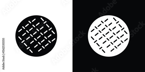 Anti skid feet icon symbol. simple design editable.