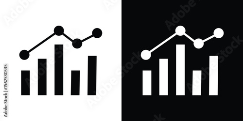 Benchmarking icon symbol. simple design editable.