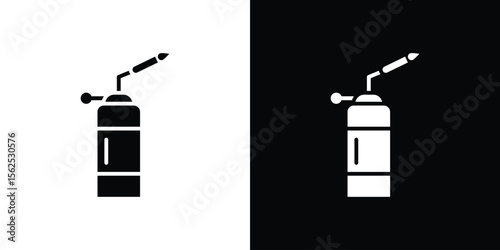 Blowtorch icon symbol. simple design editable.