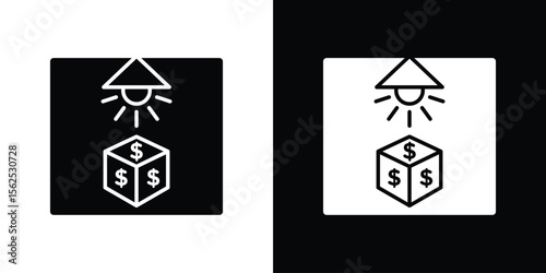 Business incubator icon symbol. simple design editable.
