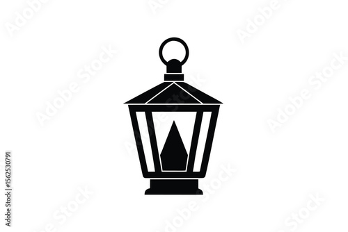 lantern light vector illustration 