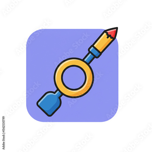 art icon isolated