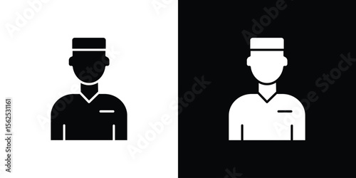 Concierge icon symbol. simple design editable.