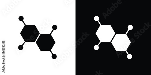 Hormones icon symbol. simple design editable.