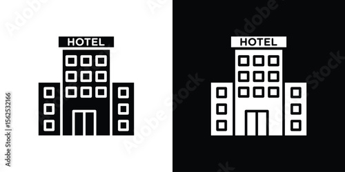 hotel icon vector, Symbol, logo illustrations