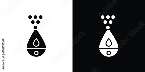 Humidifier icon symbol. simple design editable.