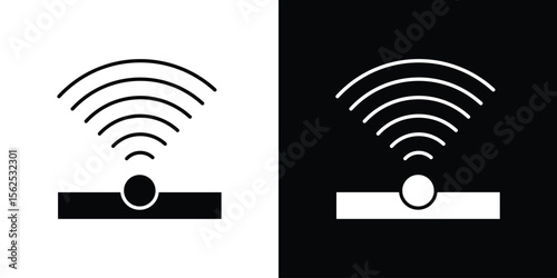 Infrared icon symbol. simple design editable.