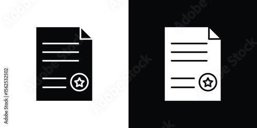 License icon vector, Symbol, logo illustrations