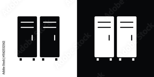 Locker icon vector, Symbol, logo illustrations