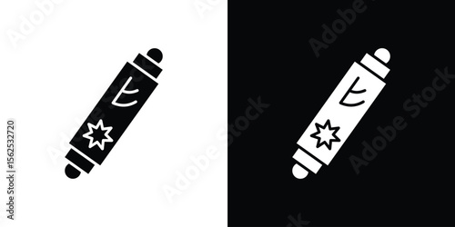 Mezuzah icon symbol. simple design editable.