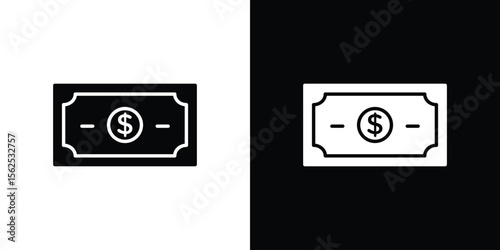 Money icon symbol. simple design editable.