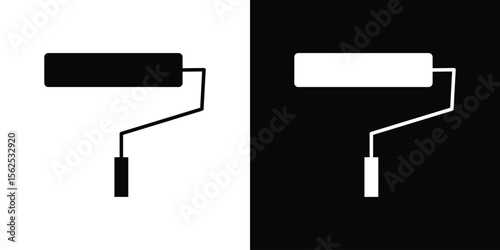 Paint roller icon vector, Symbol, logo illustrations
