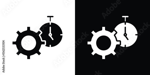 Productivity icon symbol. simple design editable.