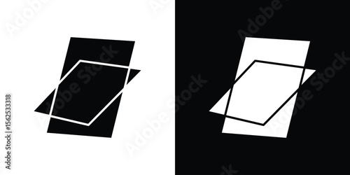 Roof window icon symbol. simple design editable.